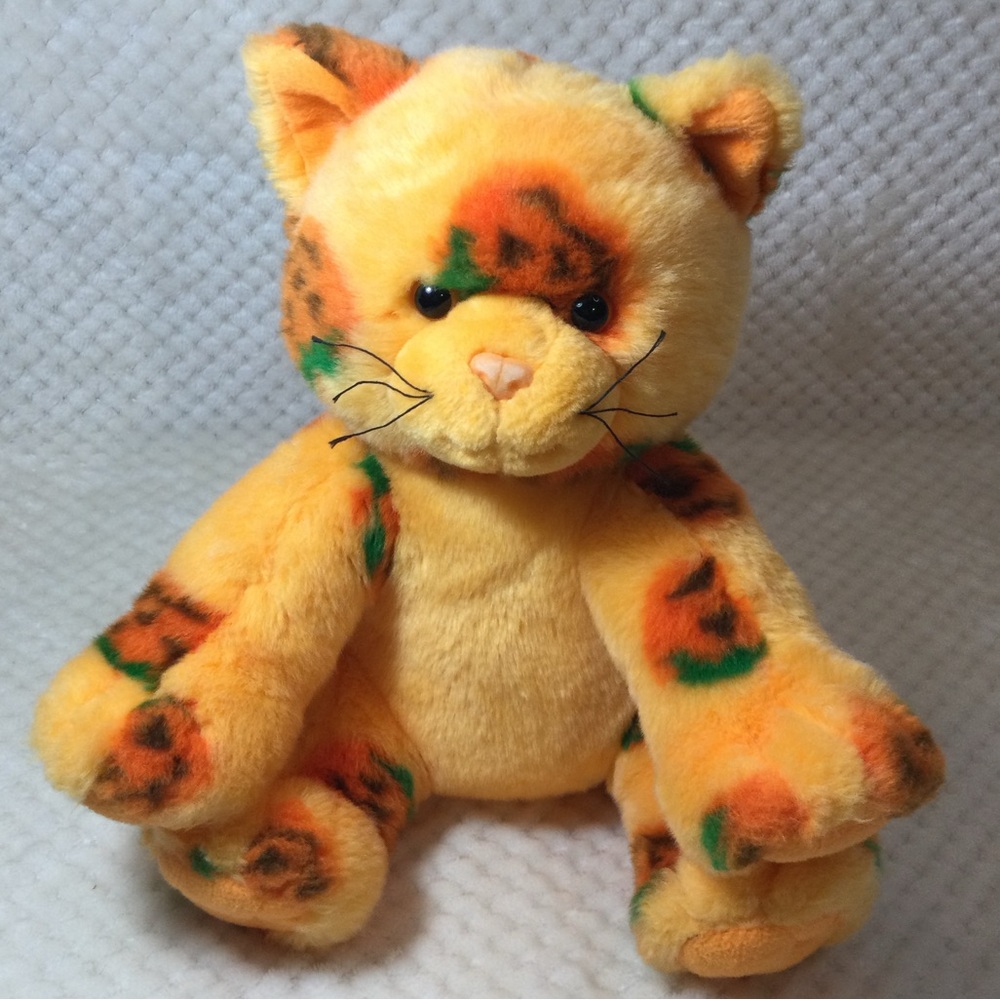 Build A Bear 2008 OG Pumpkin Kitty Plush Cat Stuffed Animal Toy 🎃 🐈‍⬛ READ - Picture 2 of 15